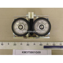 KM375861G09 125mm Roller Guide Shoe untuk Lift KONE